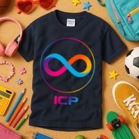 Internet Computer Icp Cryptocurrency Logo Emblem Kids T-Shirt thumb 3