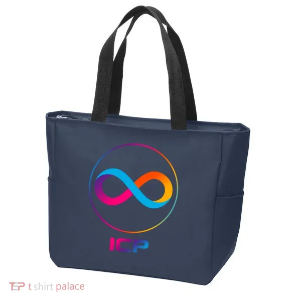 Internet Computer Icp Cryptocurrency Logo Emblem Tote Bag