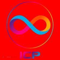 Internet Computer Icp Cryptocurrency Logo Emblem Santa Hat thumb 1