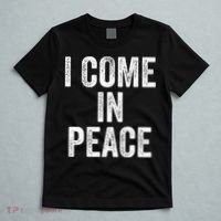 I COME IN PEACE  I'M PEACE retro Couple's Matching T-Shirt thumb 5