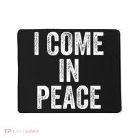 I COME IN PEACE  I'M PEACE retro Couple's Matching Mousepad thumb 0