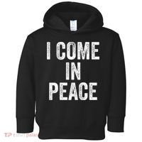 I COME IN PEACE  I'M PEACE retro Couple's Matching Toddler Hoodie thumb 0