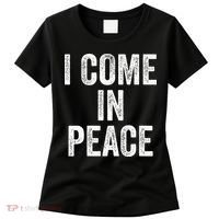 I COME IN PEACE  I'M PEACE retro Couple's Matching Women's T-Shirt thumb 0