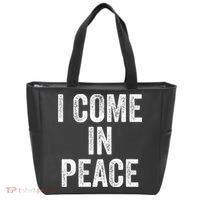 I COME IN PEACE  I'M PEACE retro Couple's Matching Tote Bag thumb 0