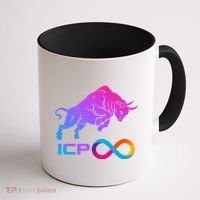 Internet Computer Icp Cryptocurrency Logo Bull Run Coffee Mug thumb 1