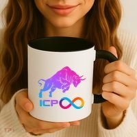 Internet Computer Icp Cryptocurrency Logo Bull Run Coffee Mug thumb 3