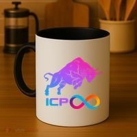 Internet Computer Icp Cryptocurrency Logo Bull Run Coffee Mug thumb 4