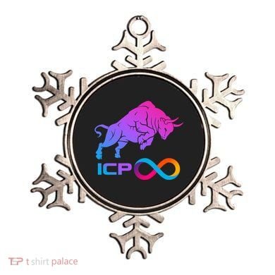 Internet Computer Icp Cryptocurrency Logo Bull Run Ornament