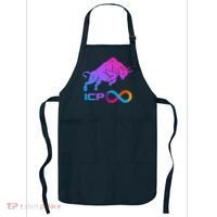 Internet Computer Icp Cryptocurrency Logo Bull Run Apron thumb 0