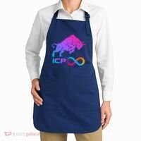 Internet Computer Icp Cryptocurrency Logo Bull Run Apron thumb 2