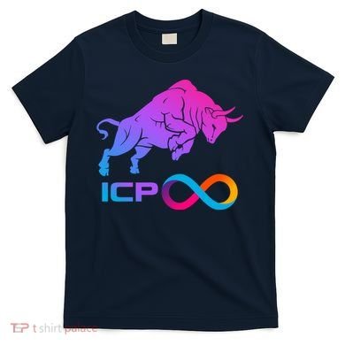 Internet Computer Icp Cryptocurrency Logo Bull Run T-Shirt