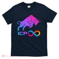 Internet Computer Icp Cryptocurrency Logo Bull Run T-Shirt thumb 0