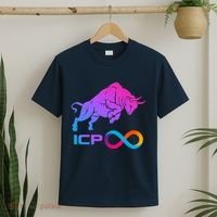 Internet Computer Icp Cryptocurrency Logo Bull Run T-Shirt thumb 2