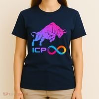 Internet Computer Icp Cryptocurrency Logo Bull Run T-Shirt thumb 4