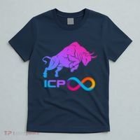 Internet Computer Icp Cryptocurrency Logo Bull Run T-Shirt thumb 5