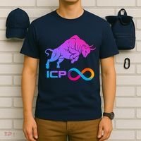 Internet Computer Icp Cryptocurrency Logo Bull Run T-Shirt thumb 6