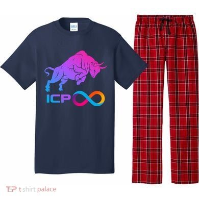Internet Computer Icp Cryptocurrency Logo Bull Run Pajama Set