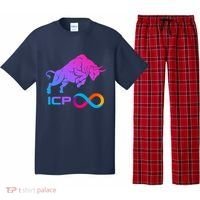 Internet Computer Icp Cryptocurrency Logo Bull Run Pajama Set thumb 0