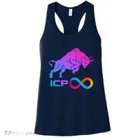 Internet Computer Icp Cryptocurrency Logo Bull Run Women's Tank Top thumb 0