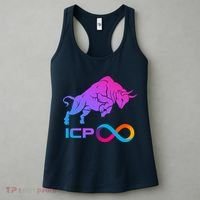 Internet Computer Icp Cryptocurrency Logo Bull Run Women's Tank Top thumb 3