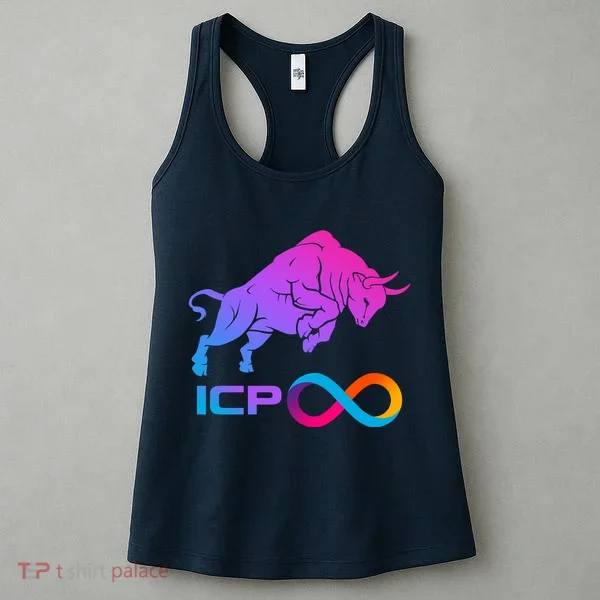 Internet Computer Icp Cryptocurrency Logo Bull Run Women's Tank Top