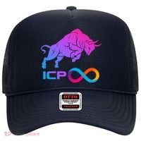 Internet Computer Icp Cryptocurrency Logo Bull Run Hat thumb 0