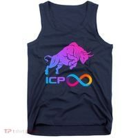 Internet Computer Icp Cryptocurrency Logo Bull Run Tank Top thumb 0