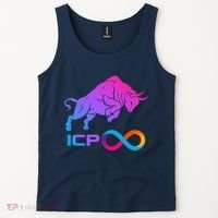 Internet Computer Icp Cryptocurrency Logo Bull Run Tank Top thumb 2