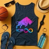 Internet Computer Icp Cryptocurrency Logo Bull Run Tank Top thumb 4