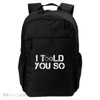 Internet Computer Icp Cryptocurrency Logo I Told You So Backpack thumb 0