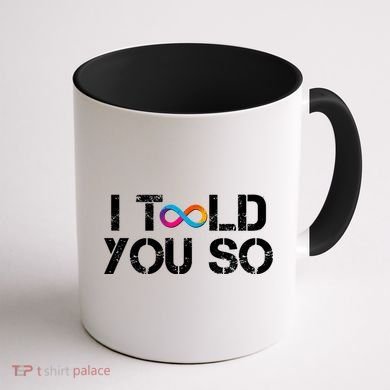 Internet Computer Icp Cryptocurrency Logo I Told You So Coffee Mug back