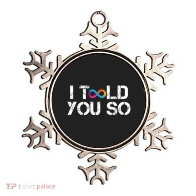 Internet Computer Icp Cryptocurrency Logo I Told You So Ornament