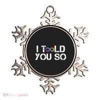 Internet Computer Icp Cryptocurrency Logo I Told You So Ornament thumb 0