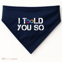 Internet Computer Icp Cryptocurrency Logo I Told You So USA-Made Doggie Bandana thumb 0