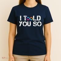 Internet Computer Icp Cryptocurrency Logo I Told You So T-Shirt thumb 4