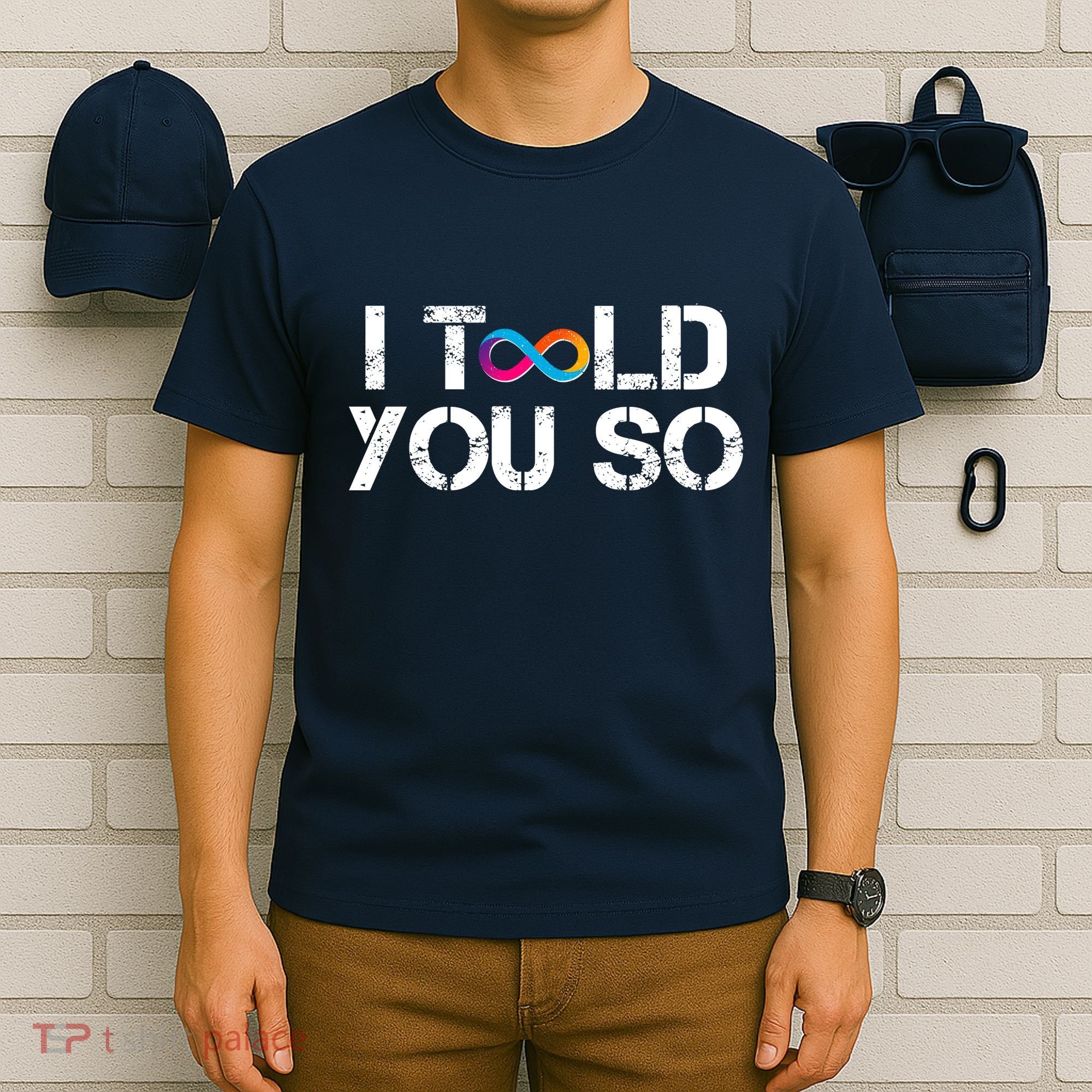 Internet Computer Icp Cryptocurrency Logo I Told You So T-Shirt