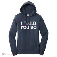 Internet Computer Icp Cryptocurrency Logo I Told You So Women's Hoodie thumb 0