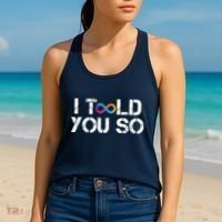 Internet Computer Icp Cryptocurrency Logo I Told You So Women's Tank Top thumb 2