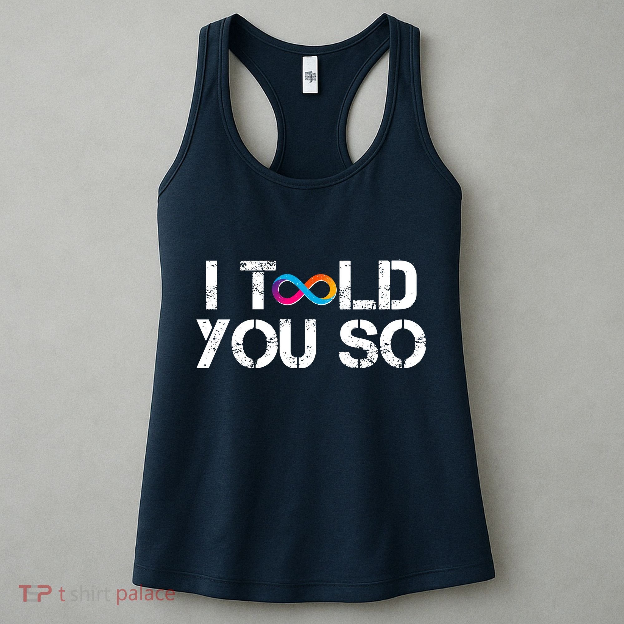 Internet Computer Icp Cryptocurrency Logo I Told You So Women's Tank Top