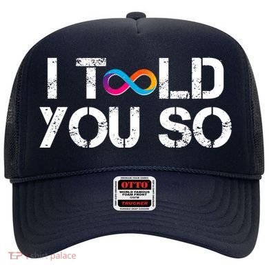 Internet Computer Icp Cryptocurrency Logo I Told You So Hat
