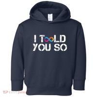 Internet Computer Icp Cryptocurrency Logo I Told You So Toddler Hoodie thumb 0