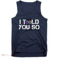 Internet Computer Icp Cryptocurrency Logo I Told You So Tank Top thumb 0