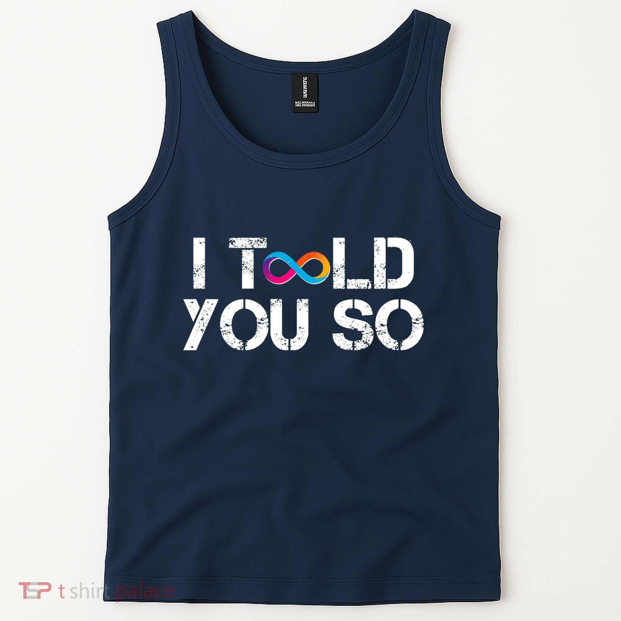 Internet Computer Icp Cryptocurrency Logo I Told You So Tank Top