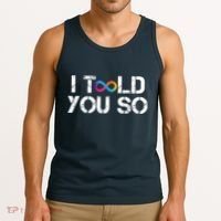 Internet Computer Icp Cryptocurrency Logo I Told You So Tank Top thumb 3
