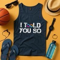 Internet Computer Icp Cryptocurrency Logo I Told You So Tank Top thumb 4