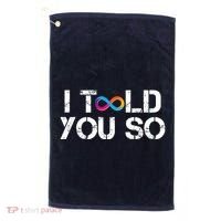 Internet Computer Icp Cryptocurrency Logo I Told You So Golf Towel thumb 0