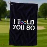 Internet Computer Icp Cryptocurrency Logo I Told You So Golf Towel thumb 1