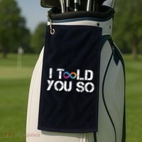 Internet Computer Icp Cryptocurrency Logo I Told You So Golf Towel thumb 2