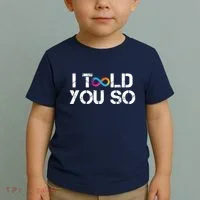 Internet Computer Icp Cryptocurrency Logo I Told You So Toddler T-Shirt thumb 2