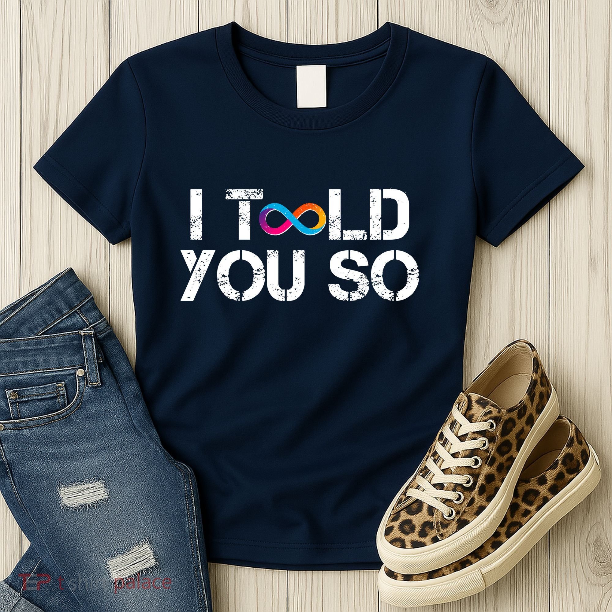Internet Computer Icp Cryptocurrency Logo I Told You So Women's T-Shirt